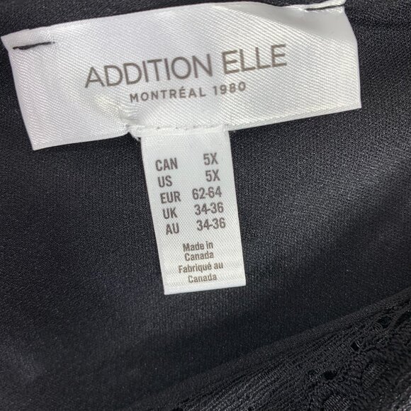 Plus size   Sleeveless   top  black plus size 5X Addition Elle - Picture 2 of 15